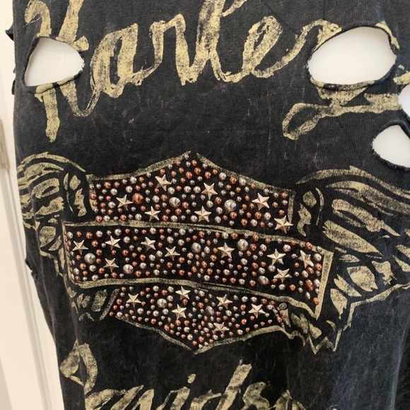 Distressed Harley Davidson Tank - Picture 4 of 5